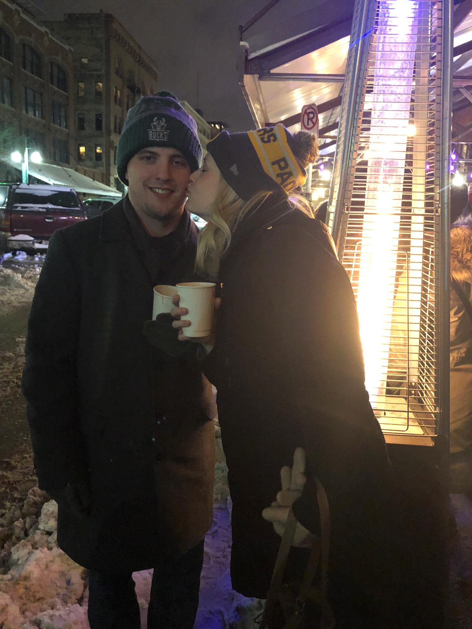 Ice bars in the Third Ward Milwaukee 2019