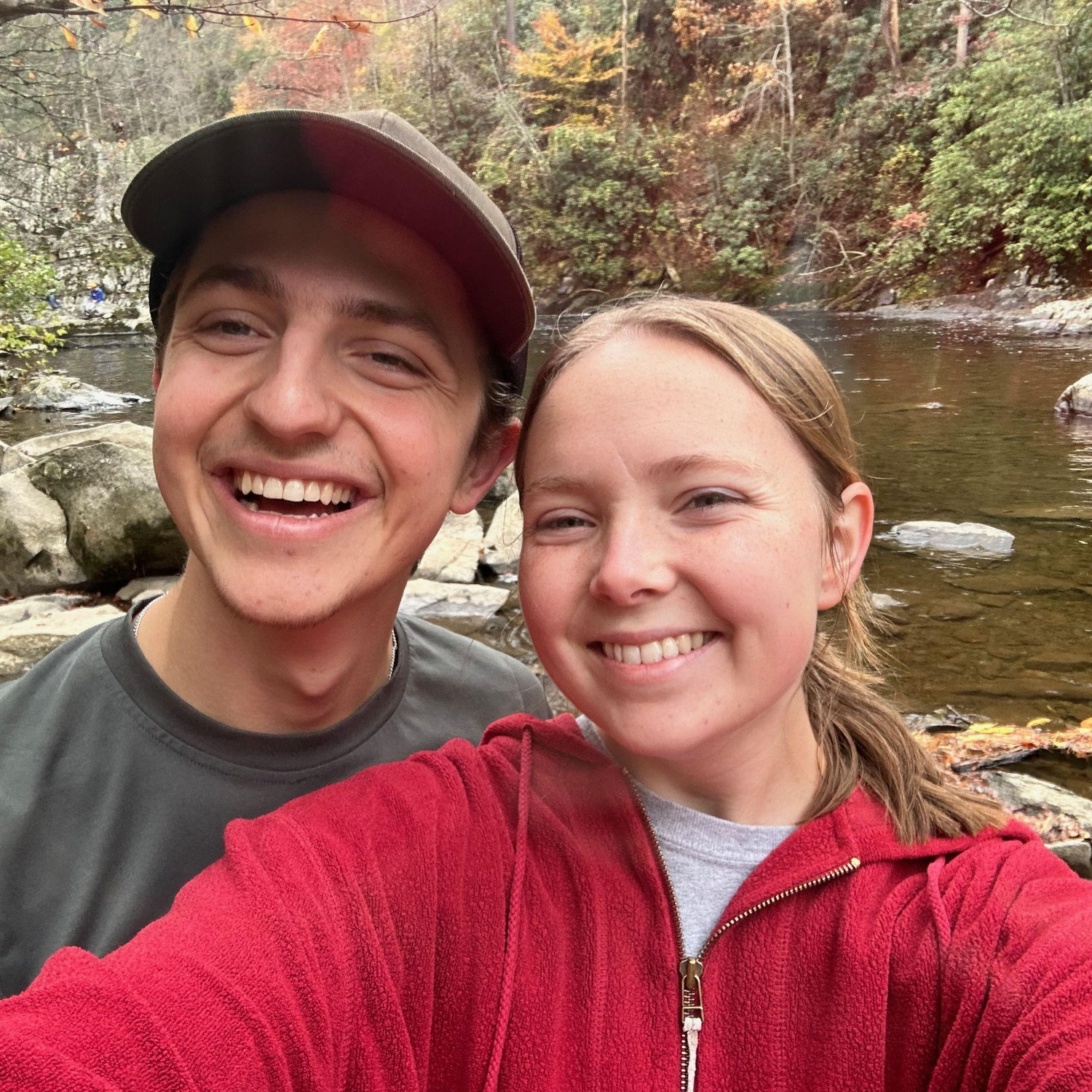 Camping trip in Pisgah National Forest in North Carolina