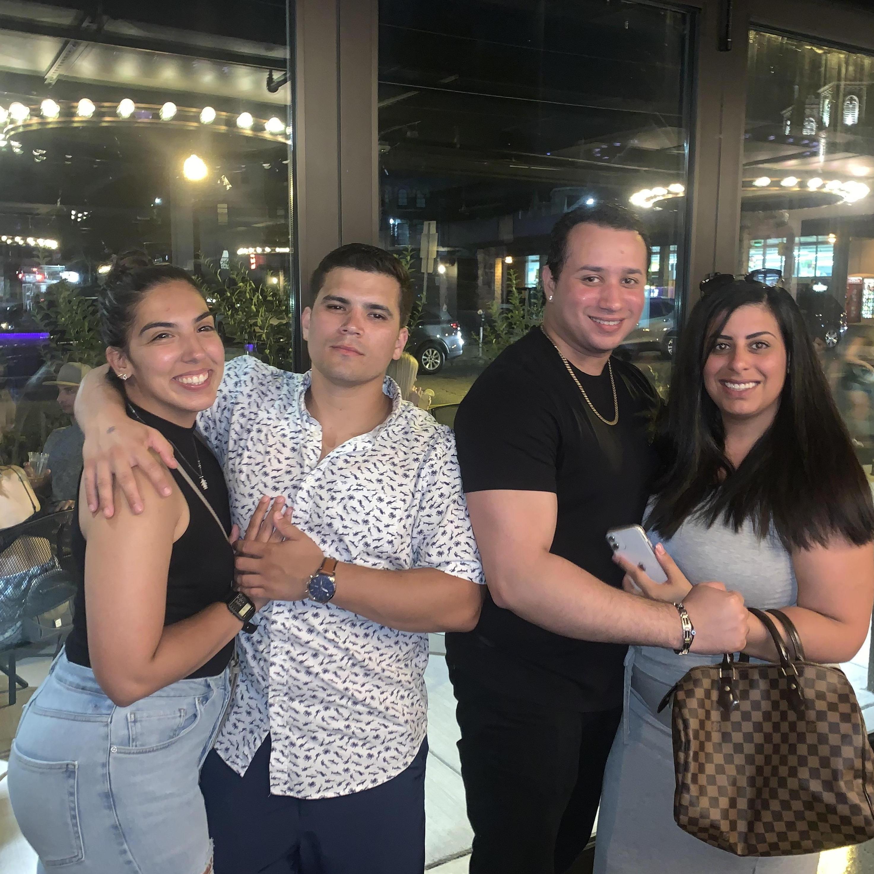 With some of our awesome friends at Mike's going away party