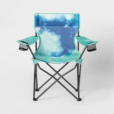 Adult Novelty Quad Chair Tie Die Teal - Sun Squad™
