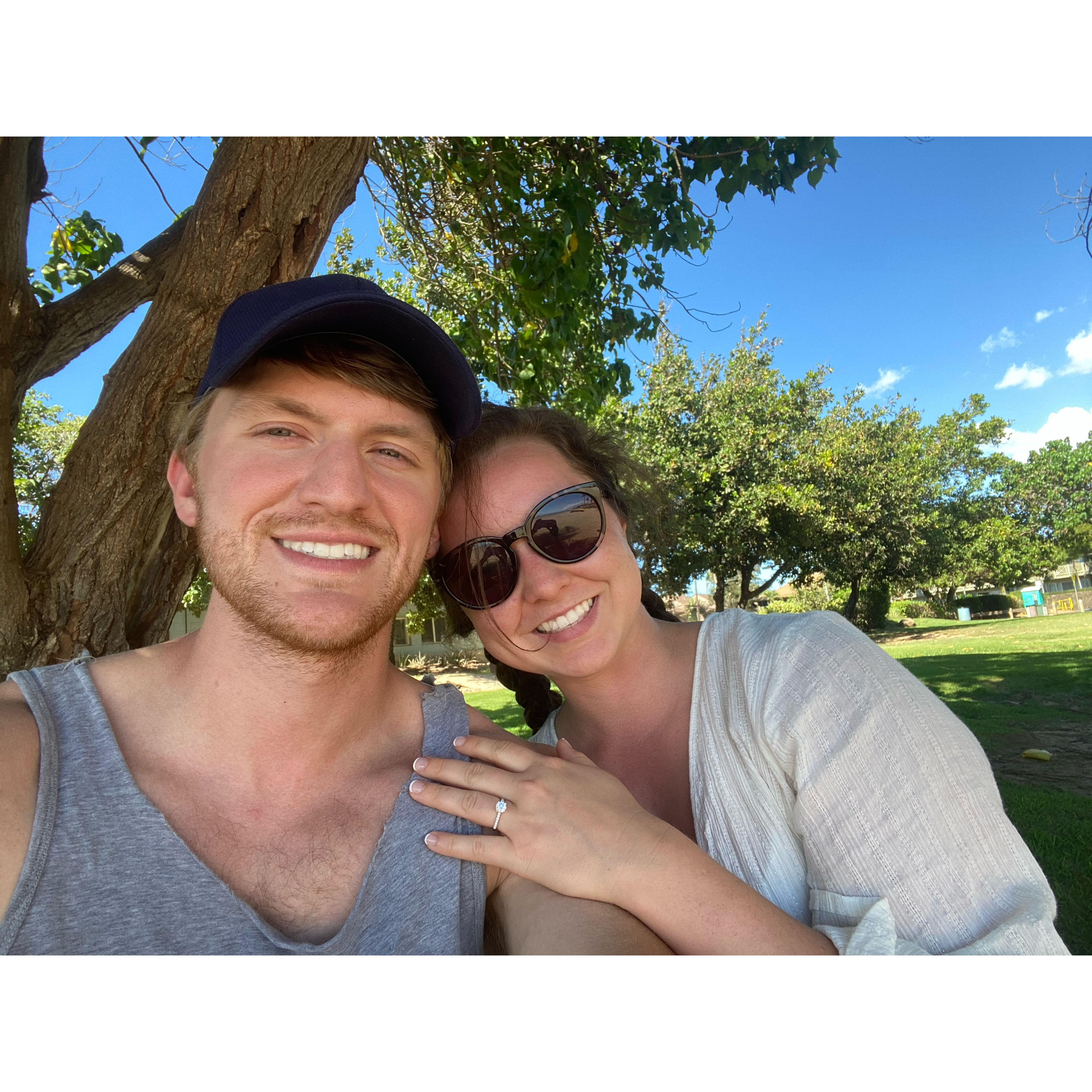 Hawaii 2022 - where we got engaged.