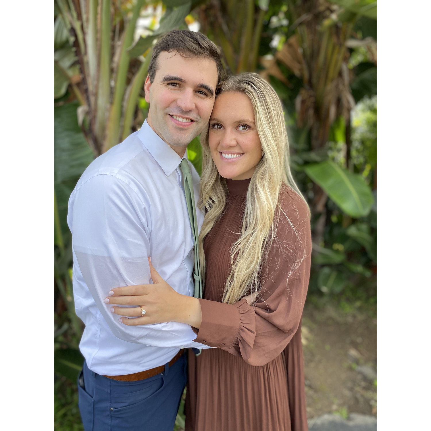 When we got engaged!