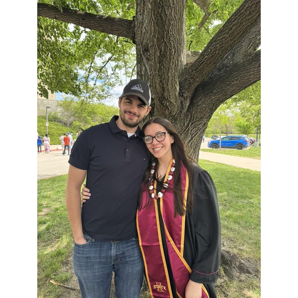 My graduation from Iowa State University