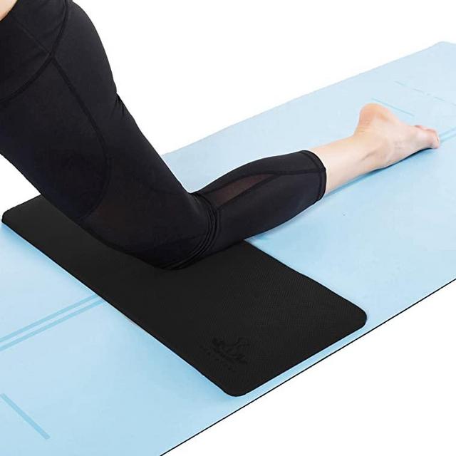 Yoga Knee Pad by Heathyoga, Great for Knees and Elbows While Doing Yoga and Floor Exercises, Kneeling Pad for Gardening, Yard Work and Baby Bath. 26"x10"x½"