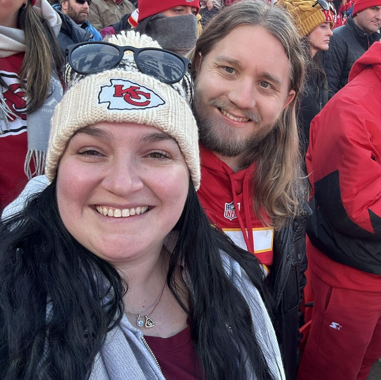 Rachel's first NFL game!