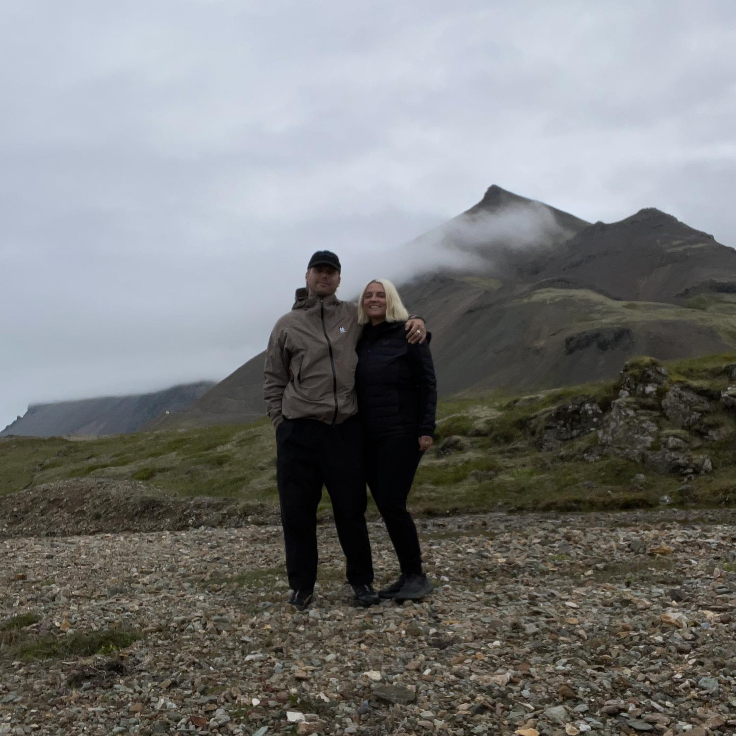 Photo was taken just a few hours before the proposal in Iceland.