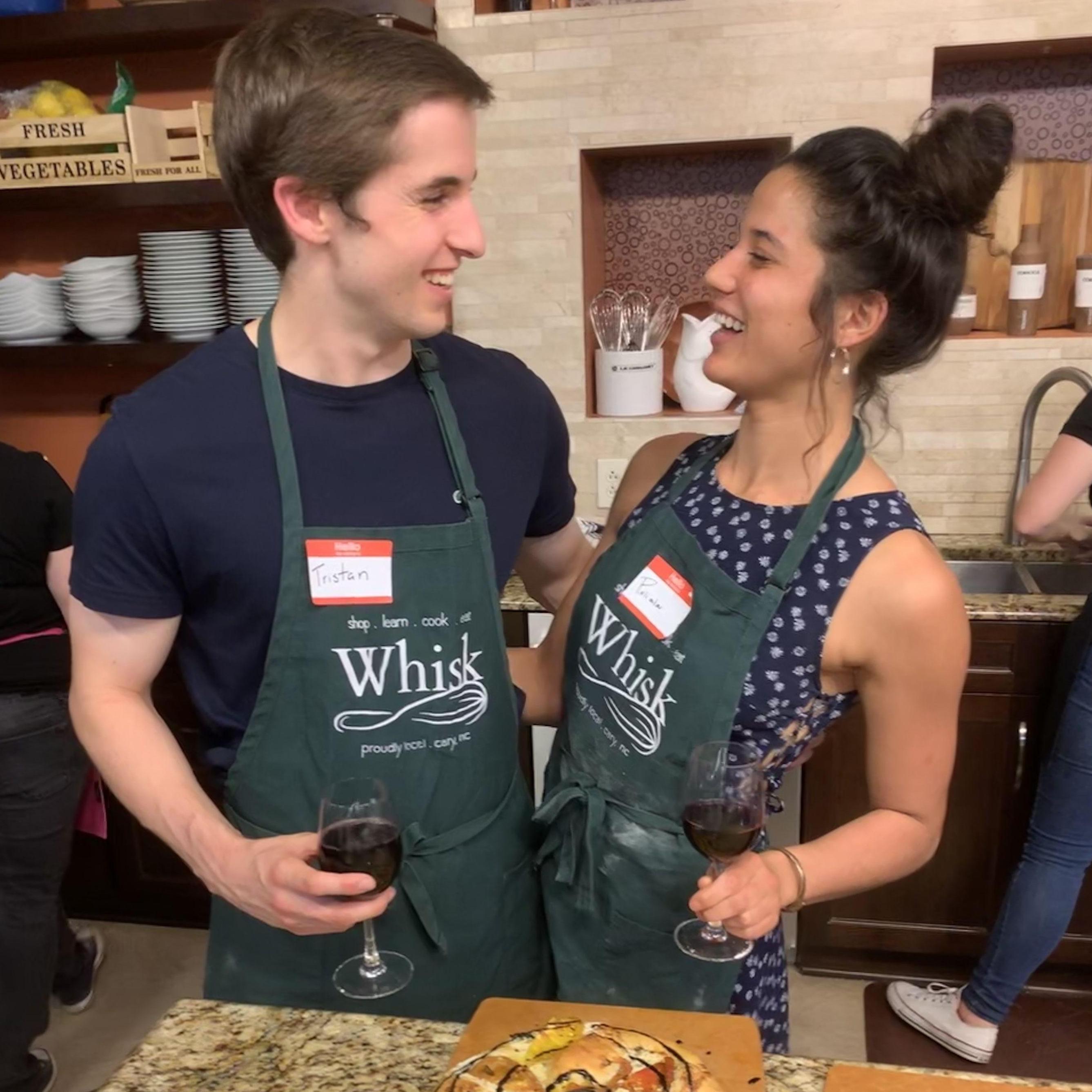 Professional pizza eaters & wine drinkers