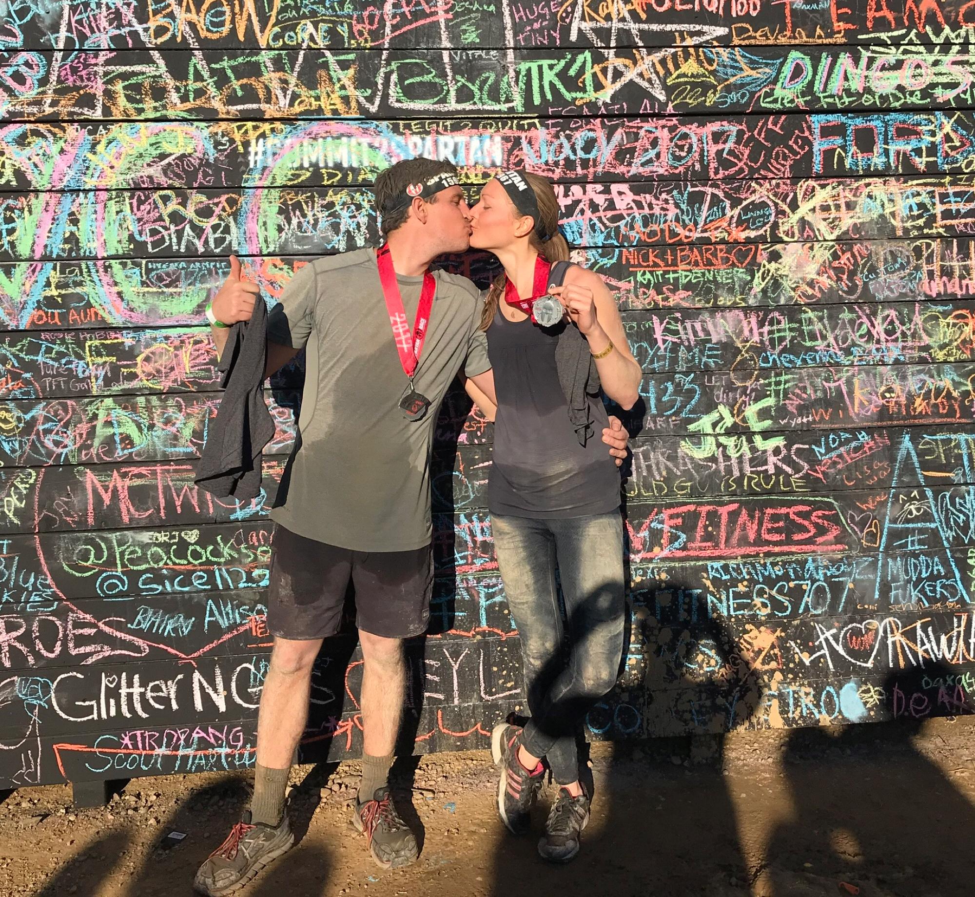 Couples who workout together, stay together for a lifetime! Spartan Race- 11.2017