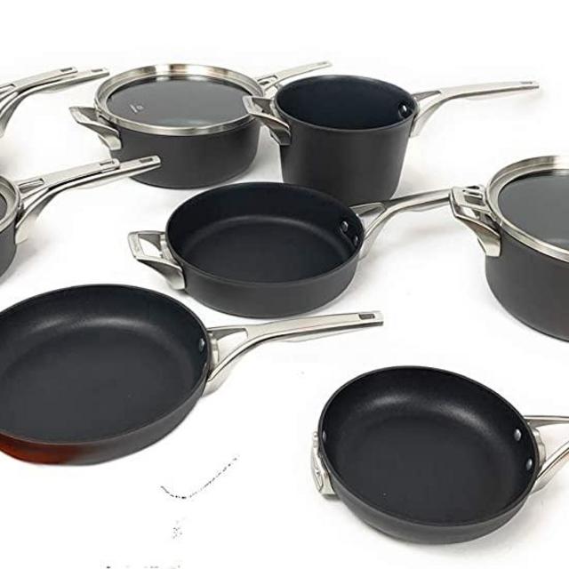 Calphalon Premier 12-piece Hard Anodized Space Saving Cookware