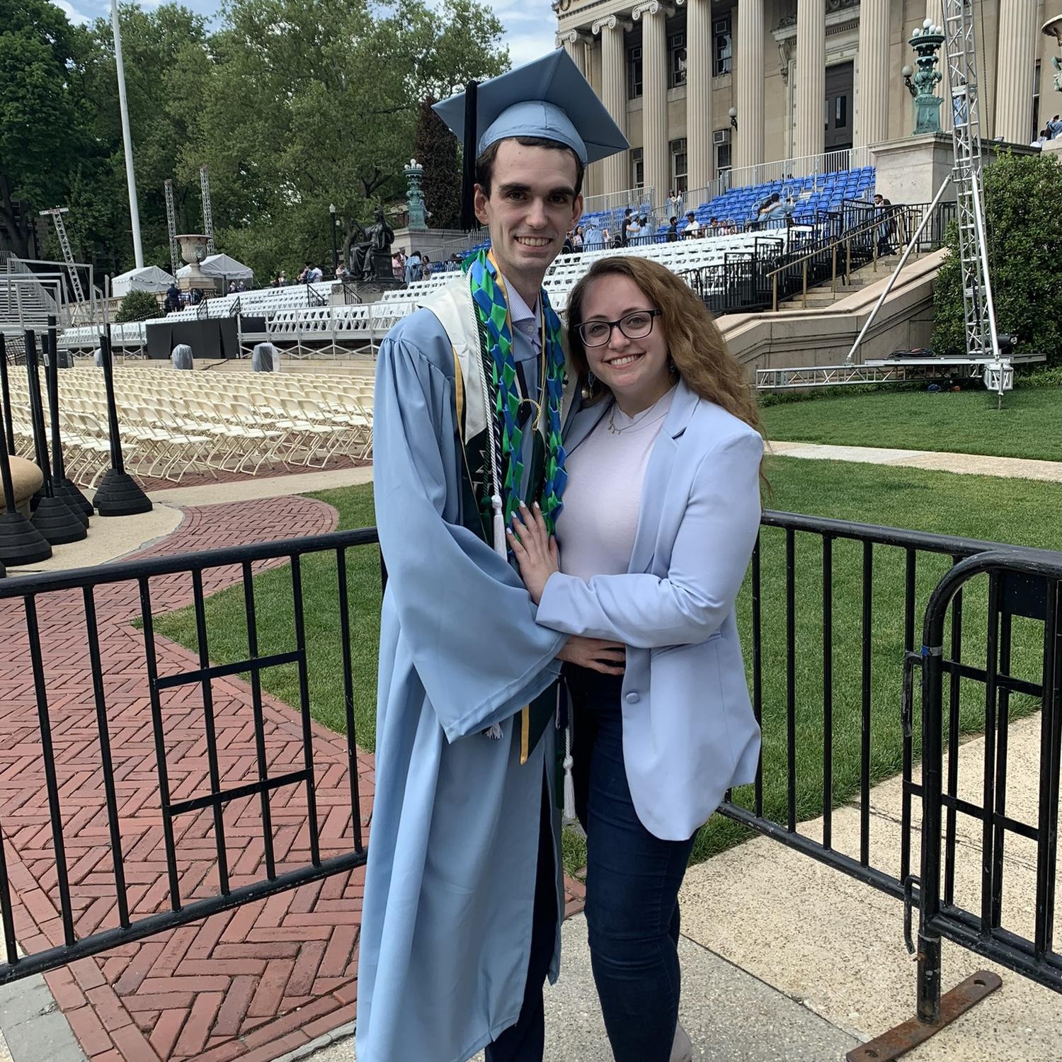 In the spring of 2022, Luis graduated from Columbia University and Katie was there every step of the way!