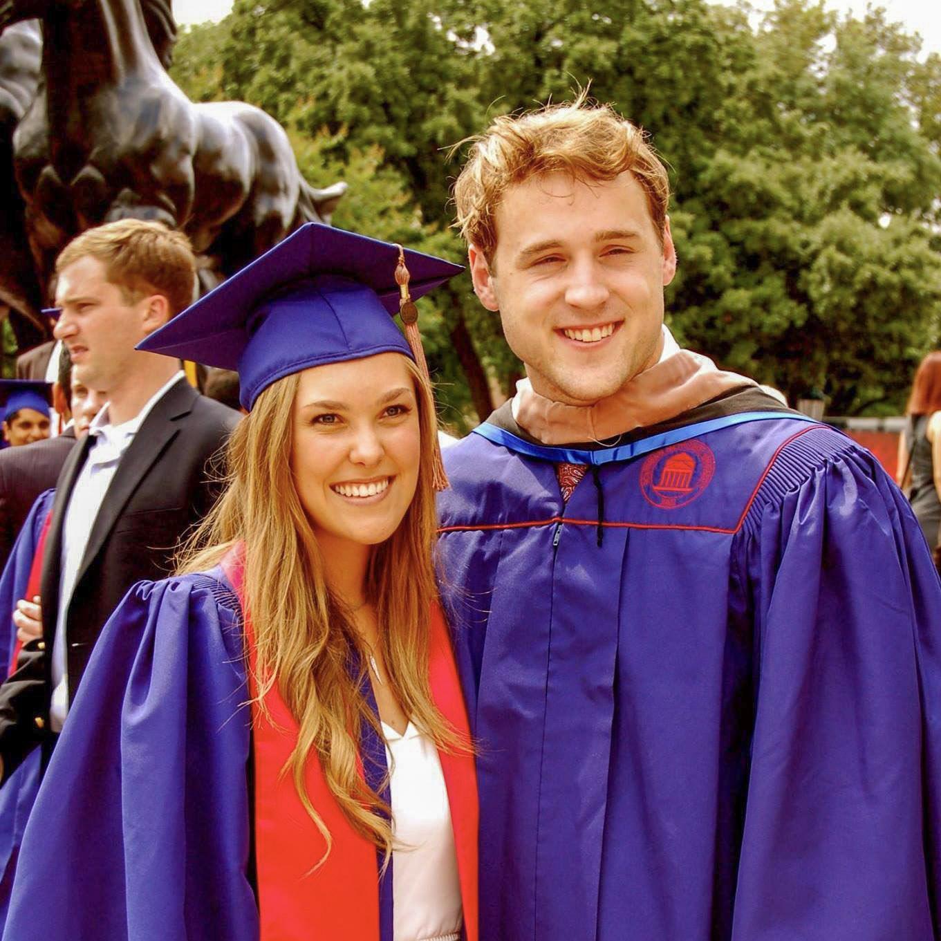 Taylor's undergraduate and Jordan's Masters graduation