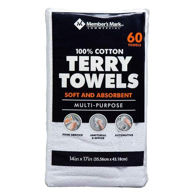 Member's Mark Terry Towels - 60 pk.