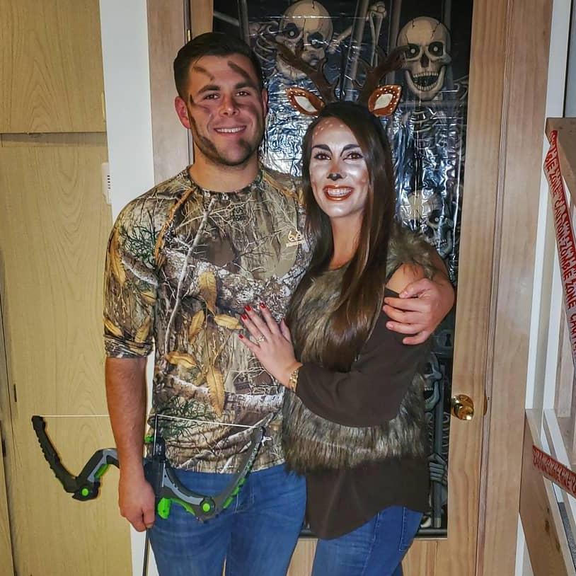 The deer and the hunter,  Halloween 2019