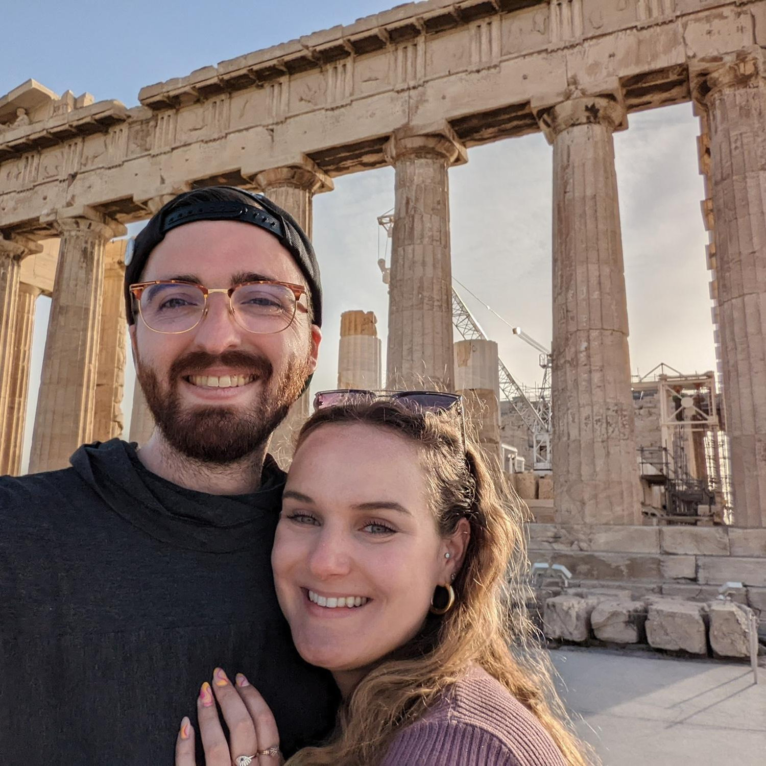 Our first international trip together! To Greece