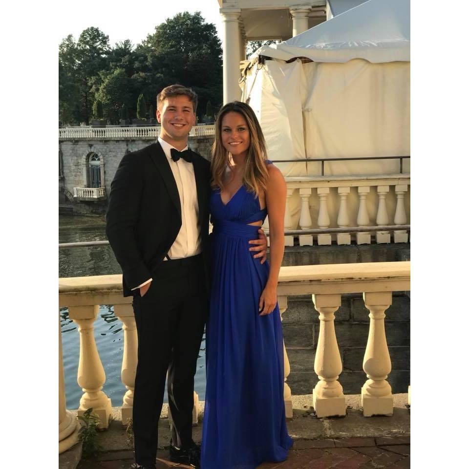 Bob & Katie at his brother's wedding, July 2018