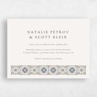 Beige Wedding Invitation - Oluveri Classic