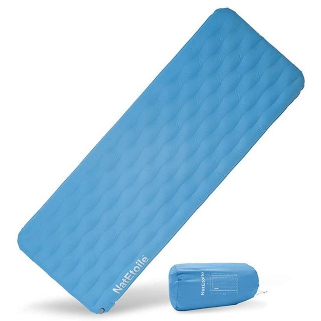 NatEtoile NatEtoile 6.3" Sleeping Pad for Camping, Thick Camping Air Mattress 4 Season Inflatable Camping Sleeping Pads, Sleeping Mat for Camping,Traveling