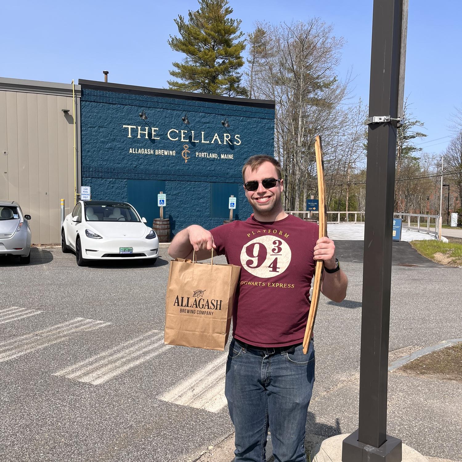 May 2023 - Sarah: Rob and I took a road trip to Maine. We had a great time at the Allagash Cellars Beer Tasting