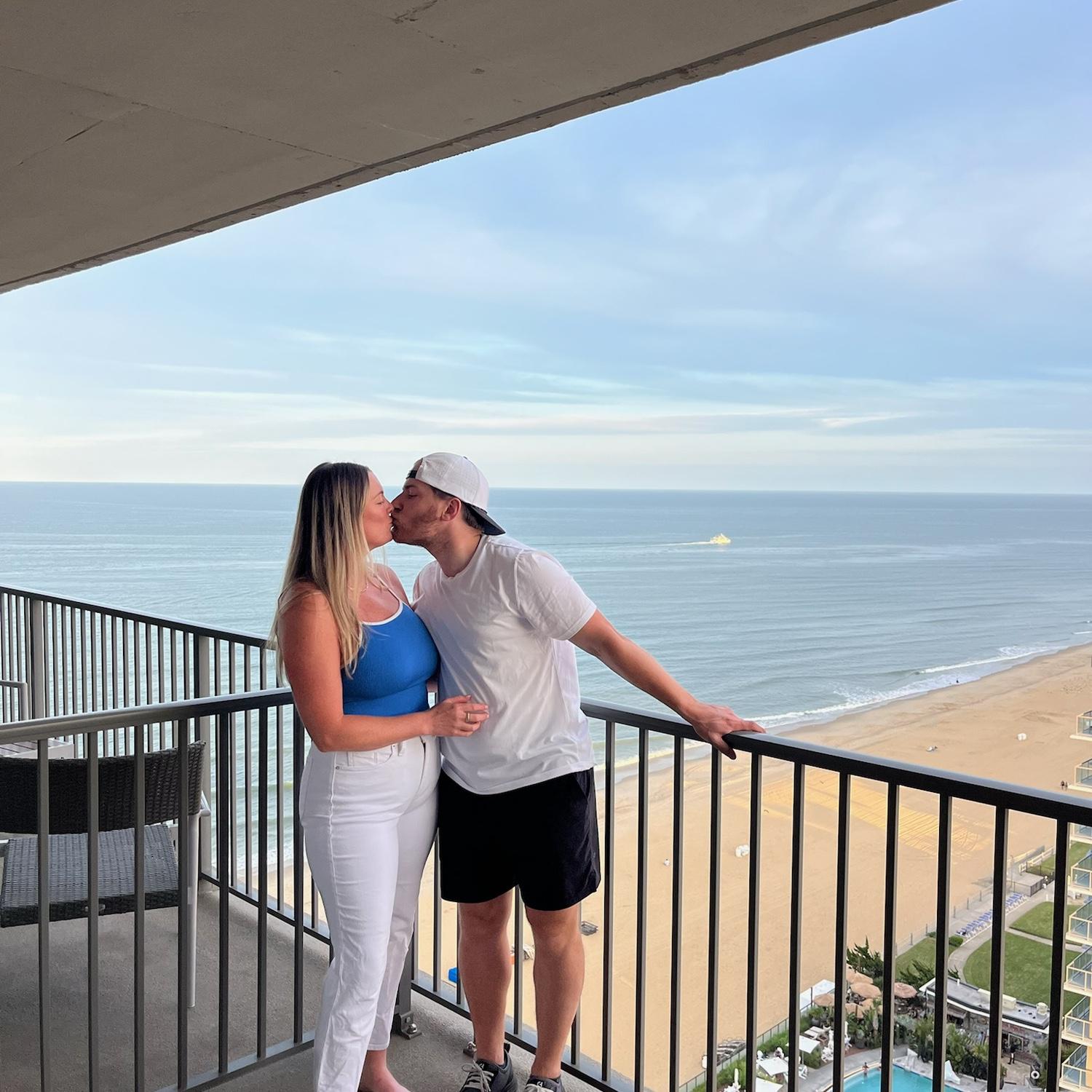 Our room view at the Marriott