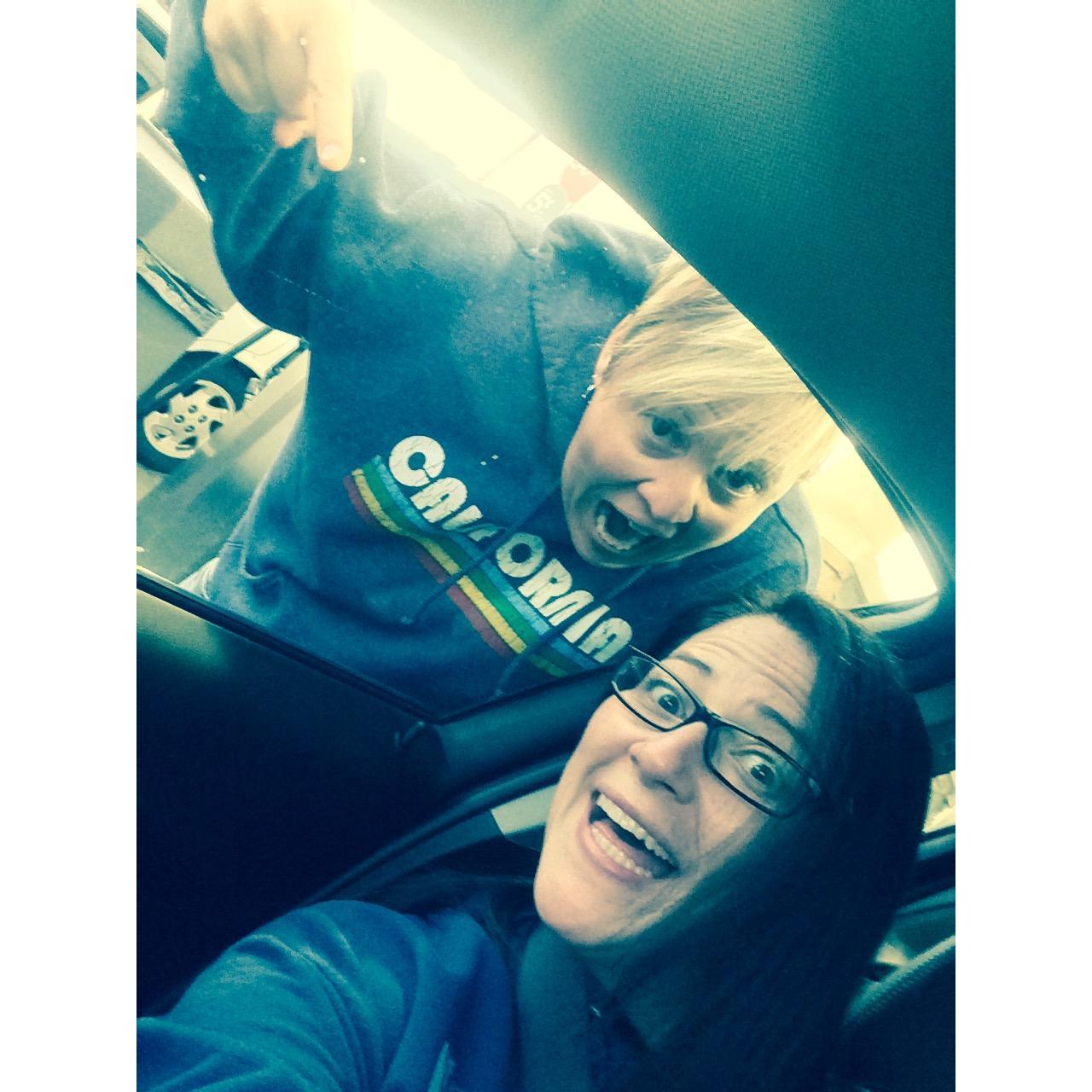 We love laughing and being silly together.