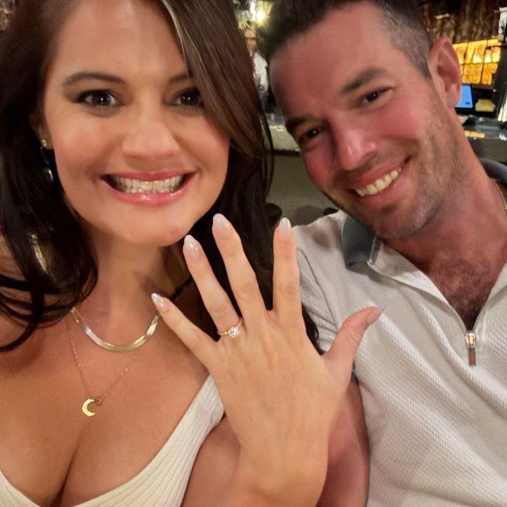 After over three years of dating long distance across international borders, James proposed to Michelle the day after her birthday on Sept 17, 2025!