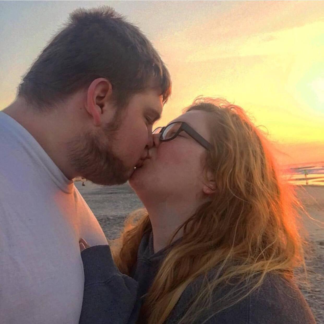 Kiss on the beach