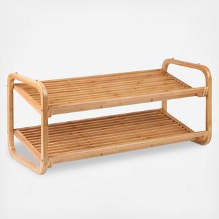 Kailua Bamboo 2-Tier Shoe Shelf