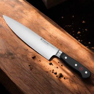 Wusthof 1040130120 Classic Chef’s Knife, 8-Inch Demi-Bolster, Black