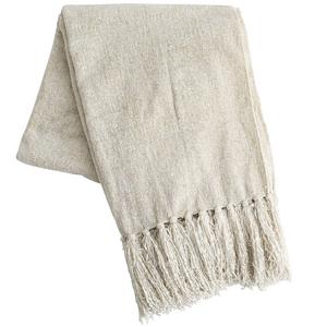 Ivory Chenille Throw