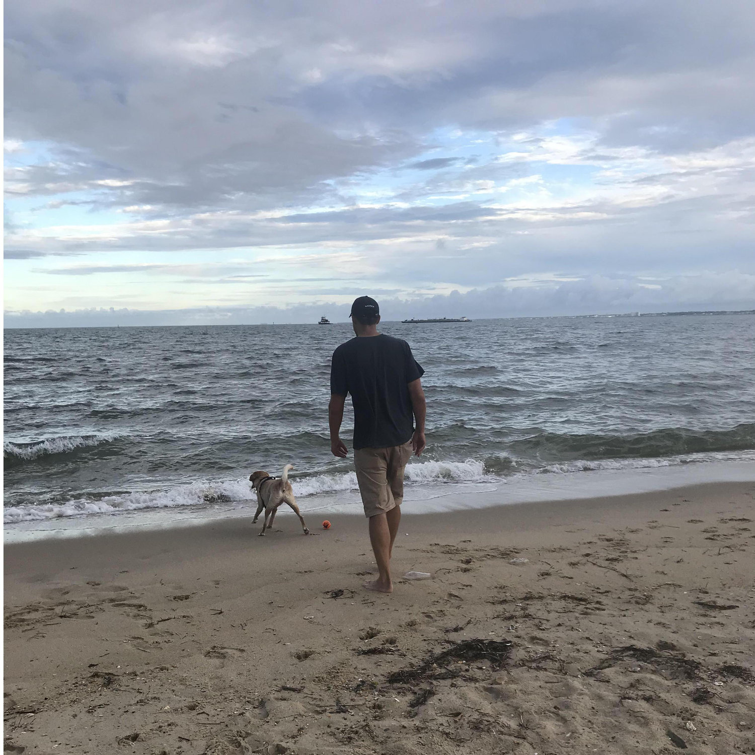 We love walking Bodhi together!