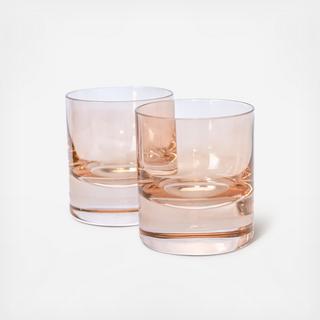 Estelle Rocks Glass, Set of 2