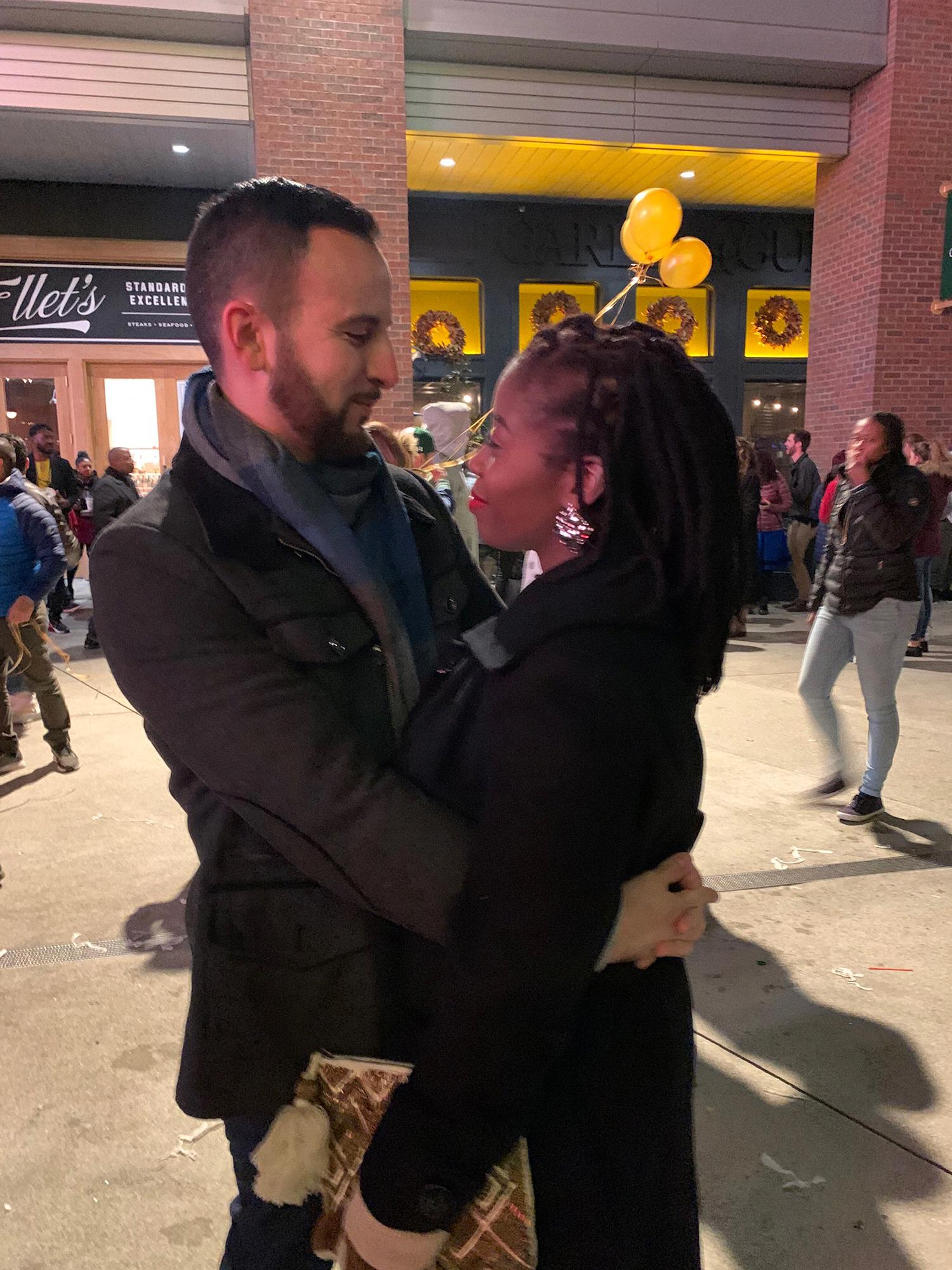 Bringing in 2020 together. Our favorite part of the year has definitely been getting engaged!