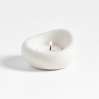 Cirro Ceramic Tealight Candle Holder, Set of 2