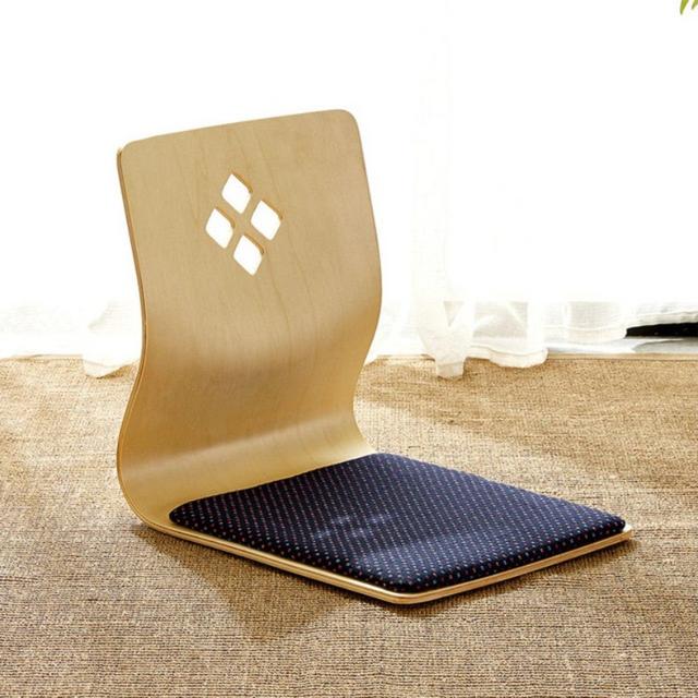 A set of 2 zaisu legless japanese floor chairs