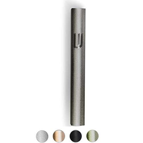 Spirit Labs Premium Mezuzah Aluminum Case - Easy Installation - Silver Shin - Weatherproof