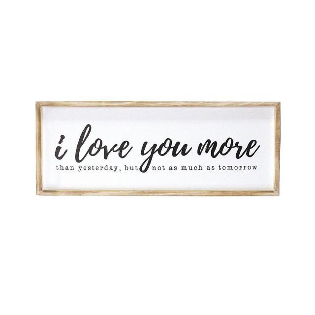 'I Love You More' Oversized Wall Art - Stratton Home Decor