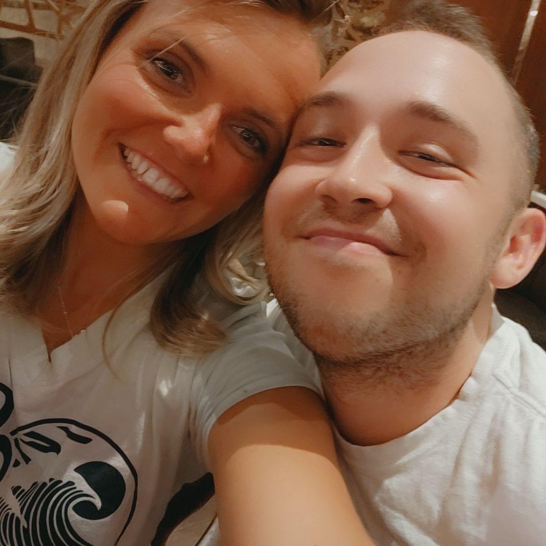 Ricky's first trip out of the country! Caity took him to Cancun with her family