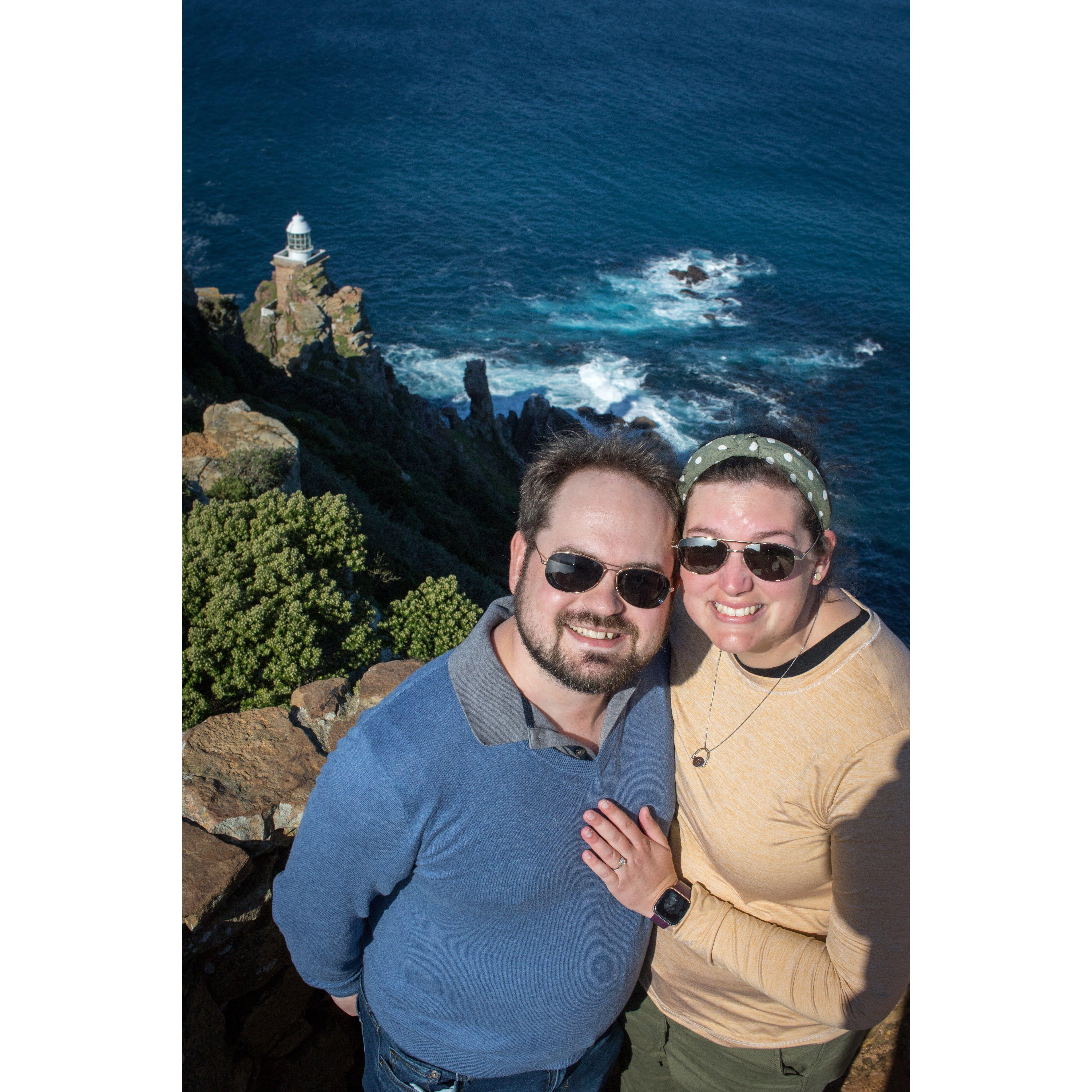 Right after Megan said "yes"!
Cape Point, SA
July 2022