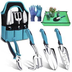 Kynup Garden Tools, Gardening Gift for Women, Men, Beginners, Gardening Hand Tools Kit, Gardening Supplies, Essentials, Garden Stuff, Rust Resistant Garden Tool Set for Weeding, Digging, Planting