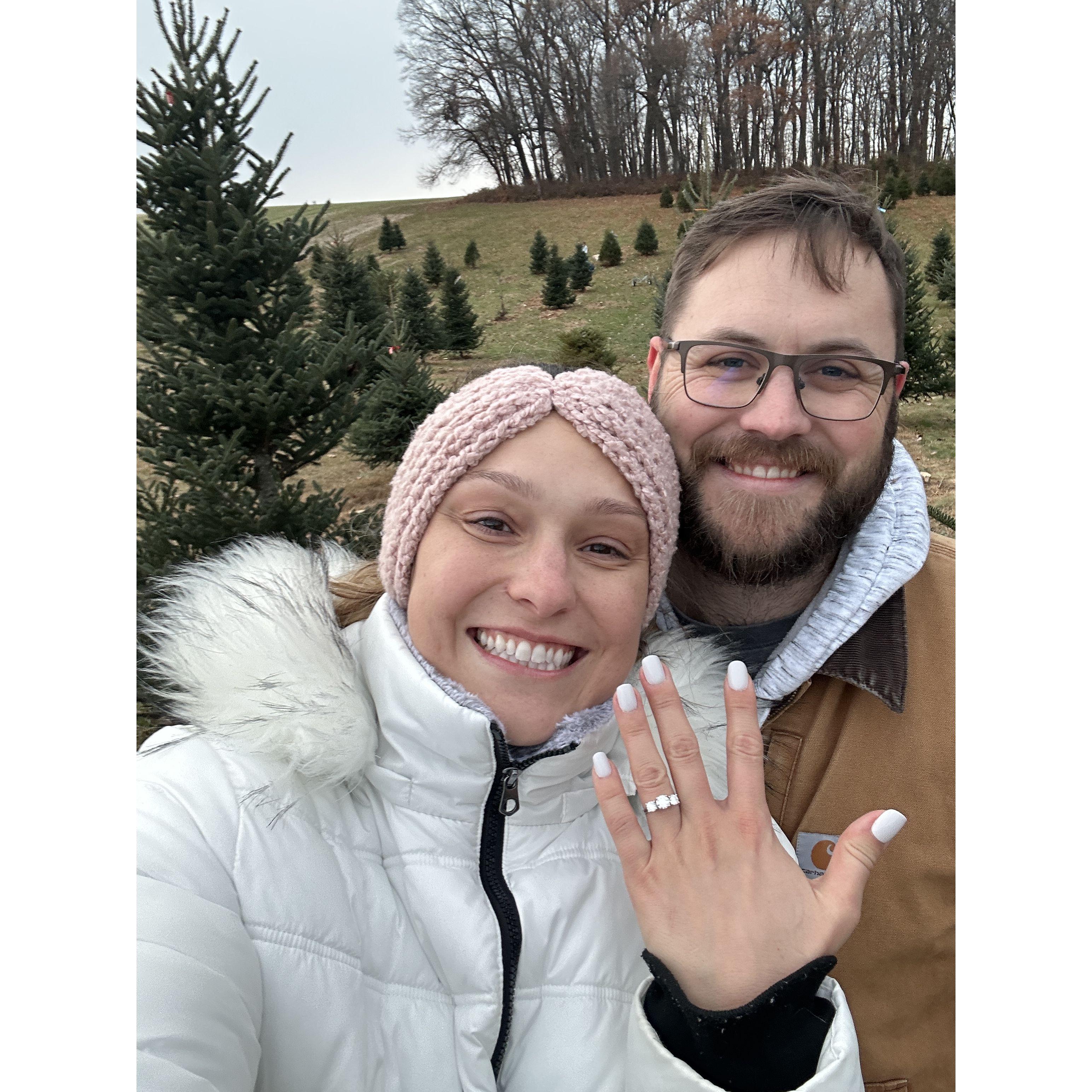 Right after Josh popped the question!