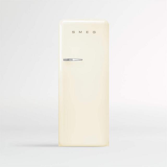 Smeg Full-Size Cream Right-Hinge Refrigerator