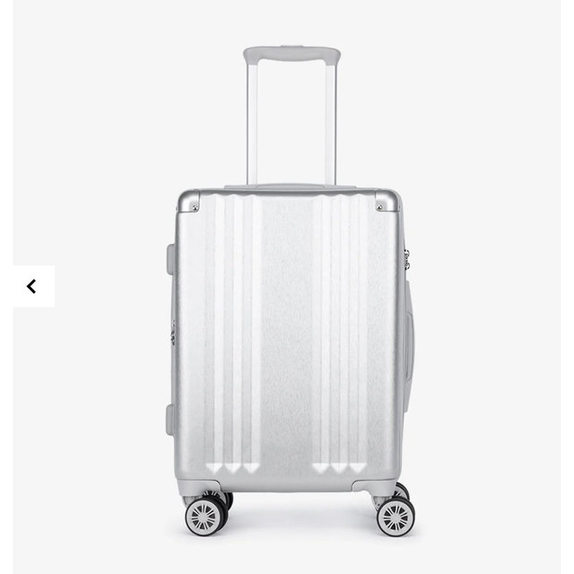 Ambeur Carry-On Luggage - Silver
