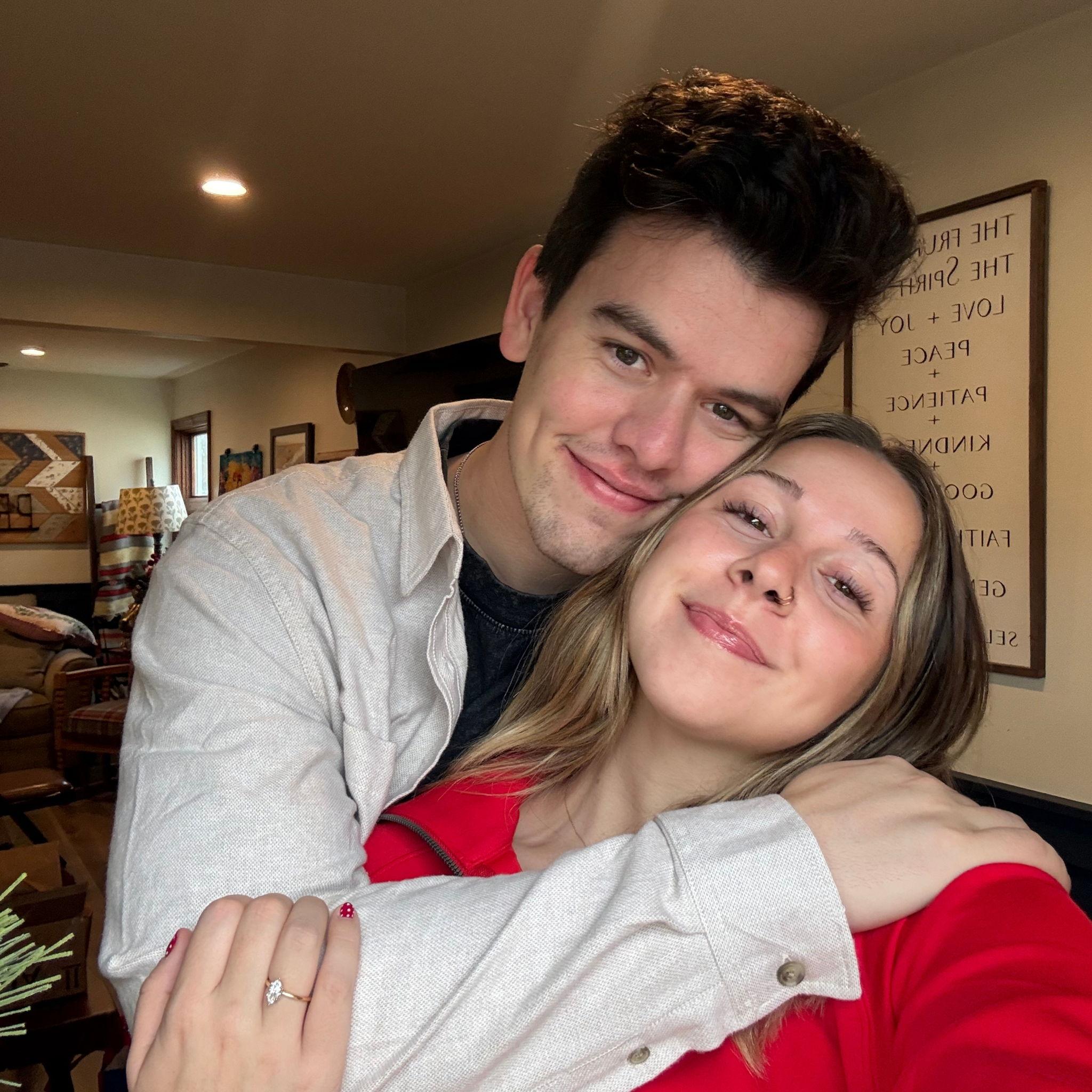 Christmas morning with Madi's family