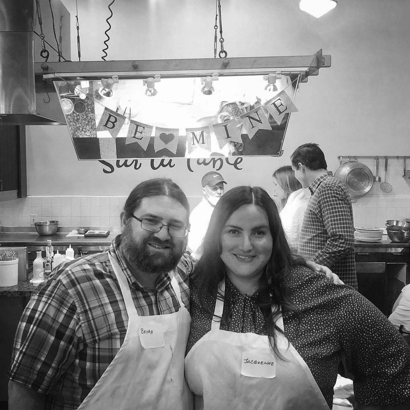 Cooking class at Sur La Table. Steak, Pesto Gnocchi, & Gelato. Valentine's Day 2021