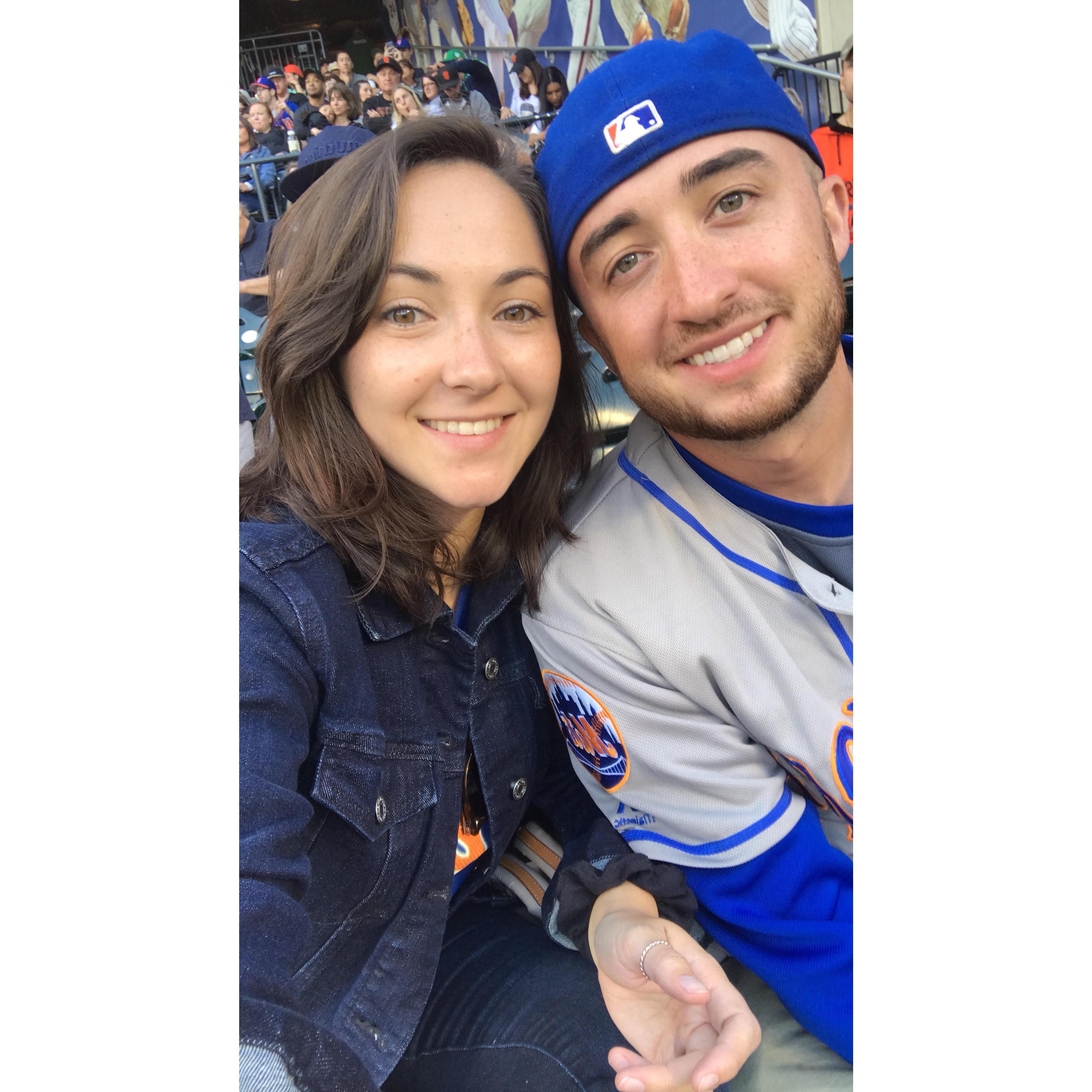 Jessah's first Mets game!