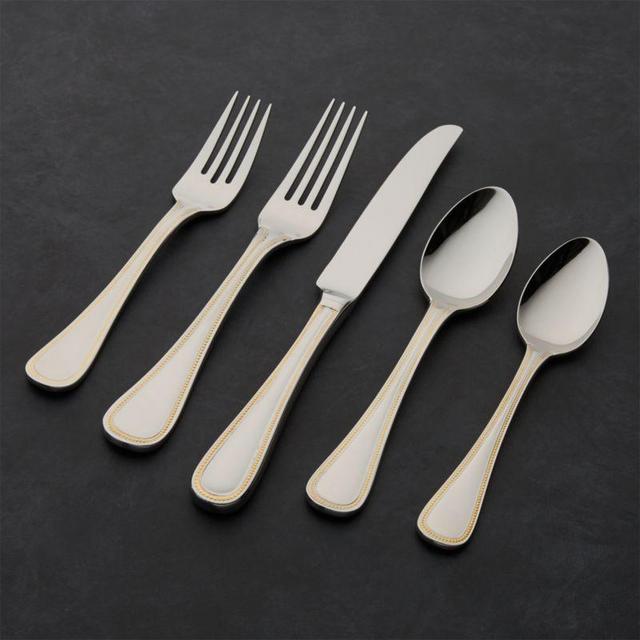 Grand Hotel Gold and Silver 20-Piece Flatware Set