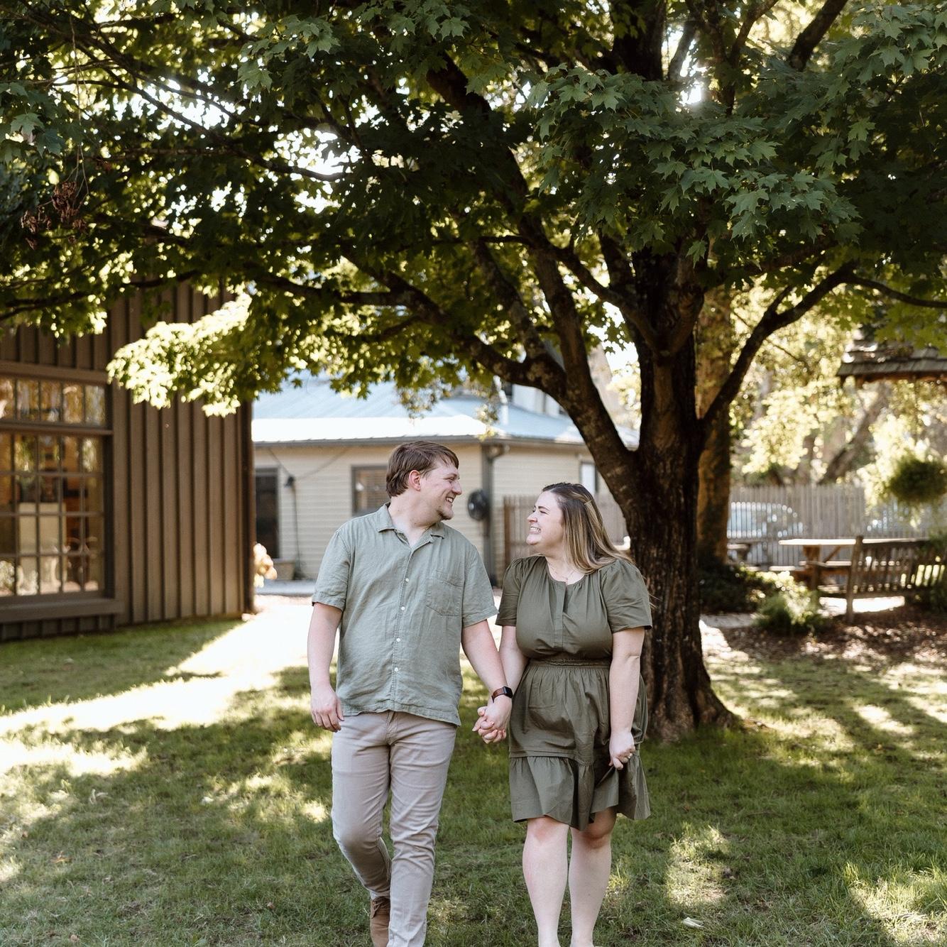 Cheesing because we get to be together forever!