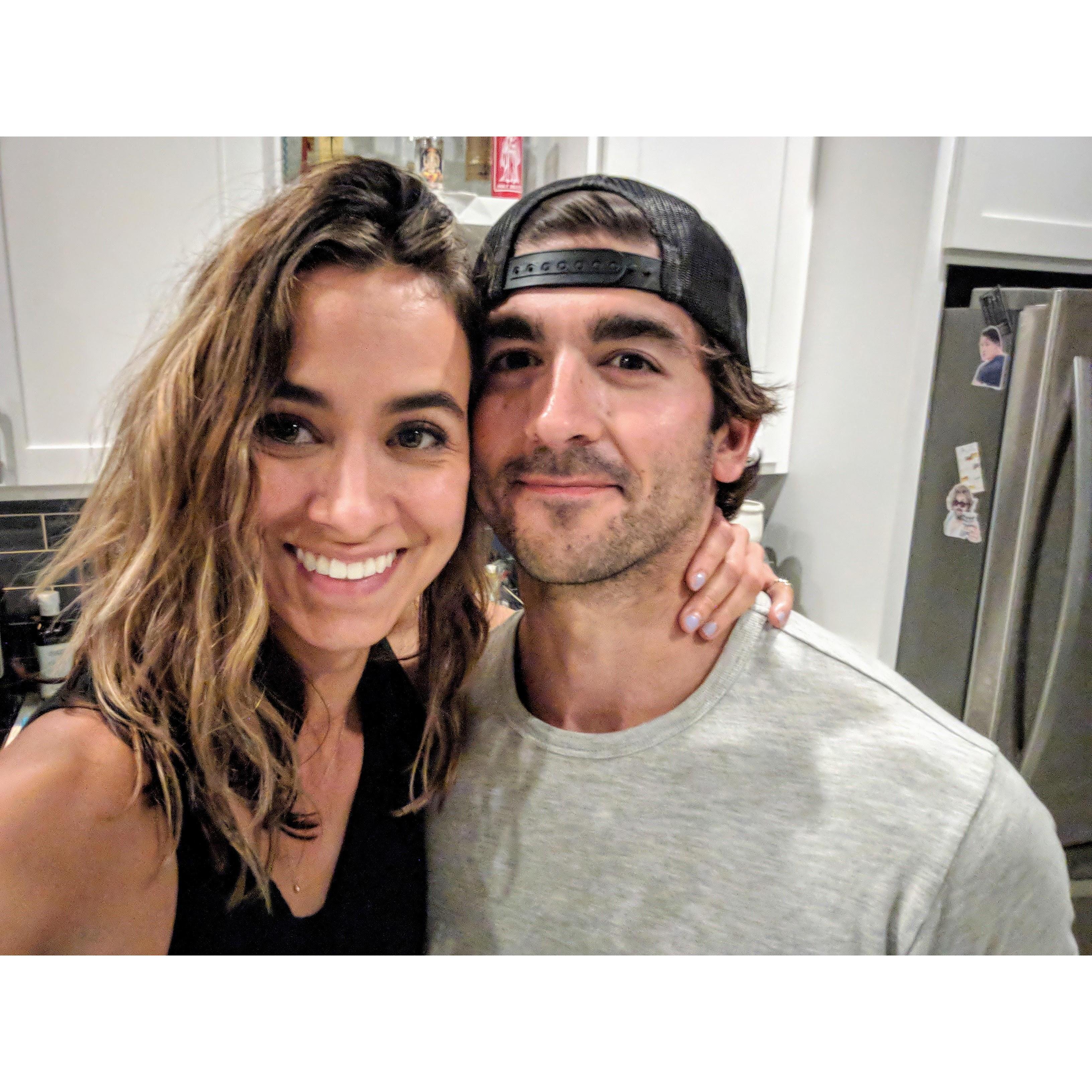 The first photo we took together!