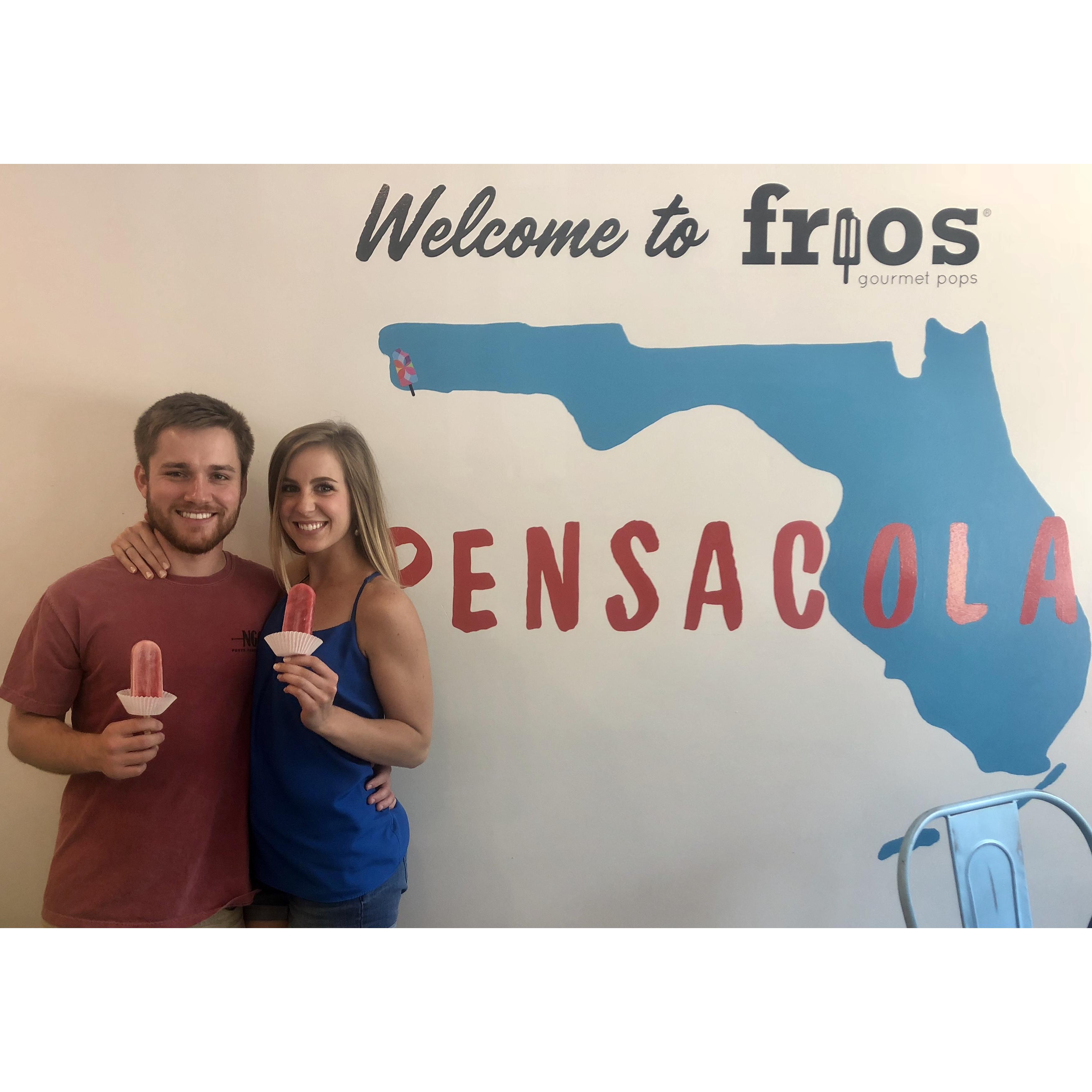 Brock's first trip to Pensacola with Angelia