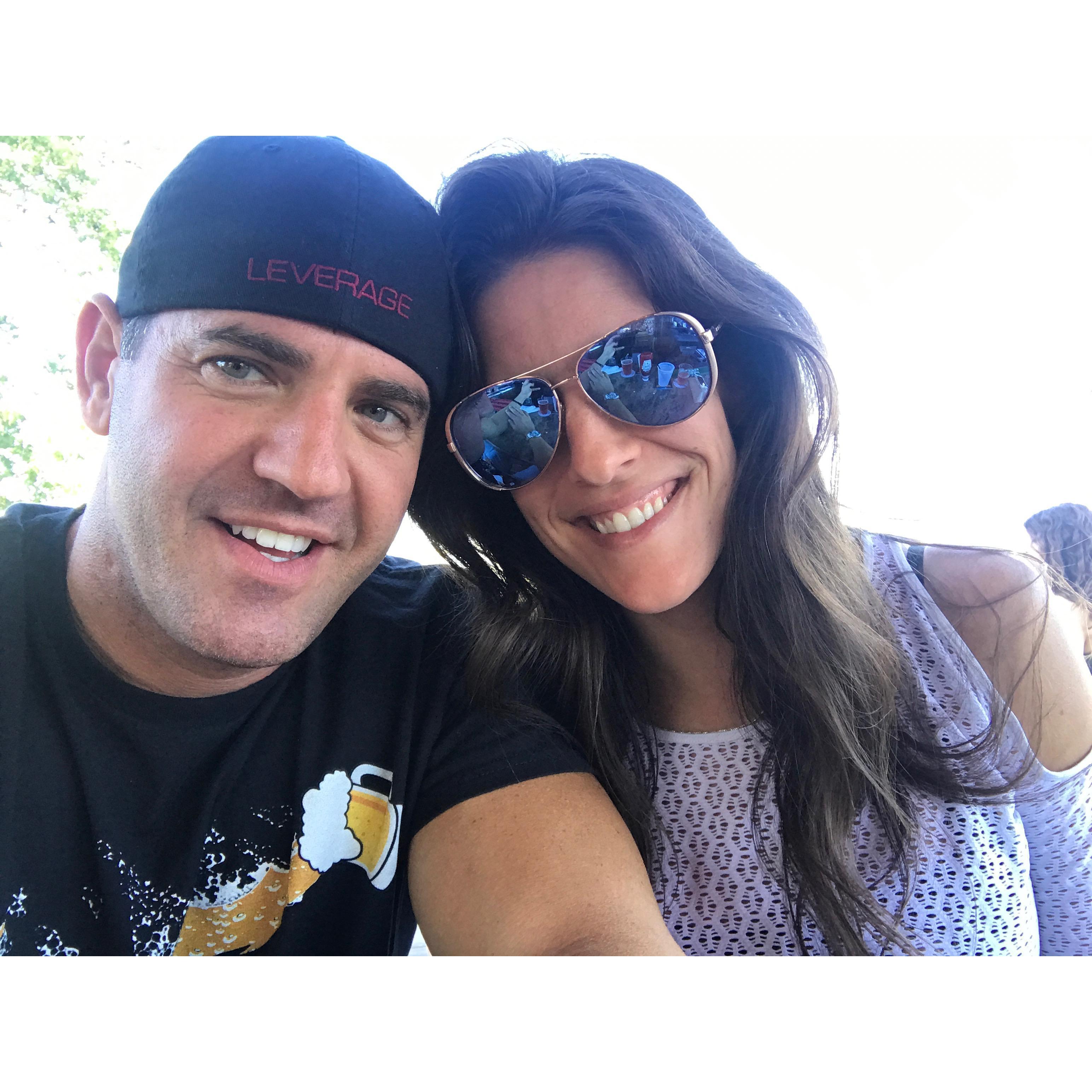 First "Brunch Bill" Saturday in Plaza....Raining Mimosas, September 2017.